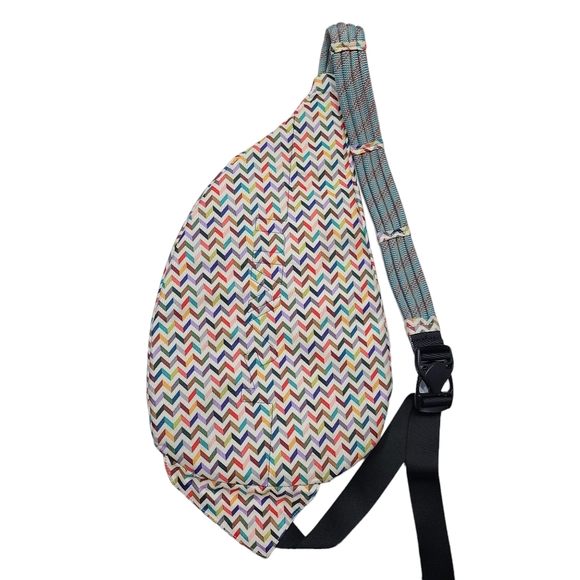 Kavu Rope Bag Taffy Chevron Sling Backpack - Picture 3 of 5